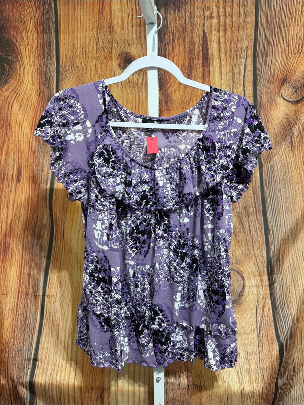 🚨(4/$10) East 5th Ruffle Tiered Blouse Size M